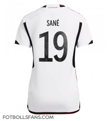 Tyskland Leroy Sane #19 Replika Hemmatröja Damer VM 2022 Kortärmad